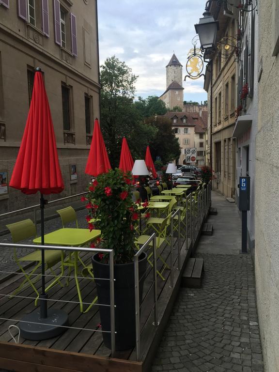Hotel-Restaurant Le Lion D'Or Porrentruy Kültér fotó