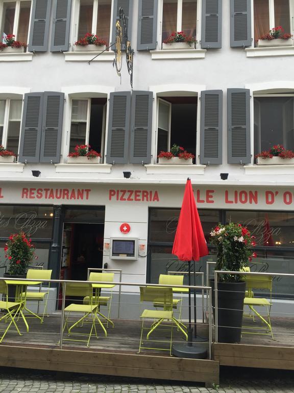 Hotel-Restaurant Le Lion D'Or Porrentruy Kültér fotó