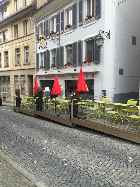 Hotel-Restaurant Le Lion D'Or Porrentruy Kültér fotó