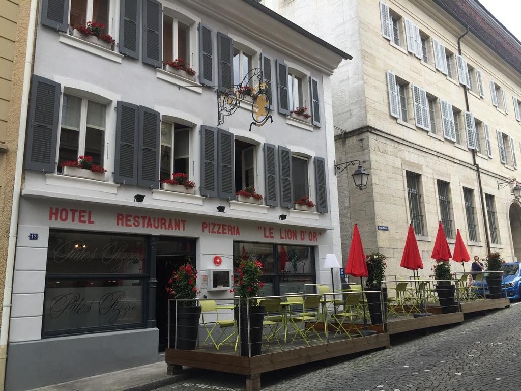 Hotel-Restaurant Le Lion D'Or Porrentruy Kültér fotó